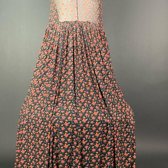 Long See Through Flower  Dress - Picture 3 of 5